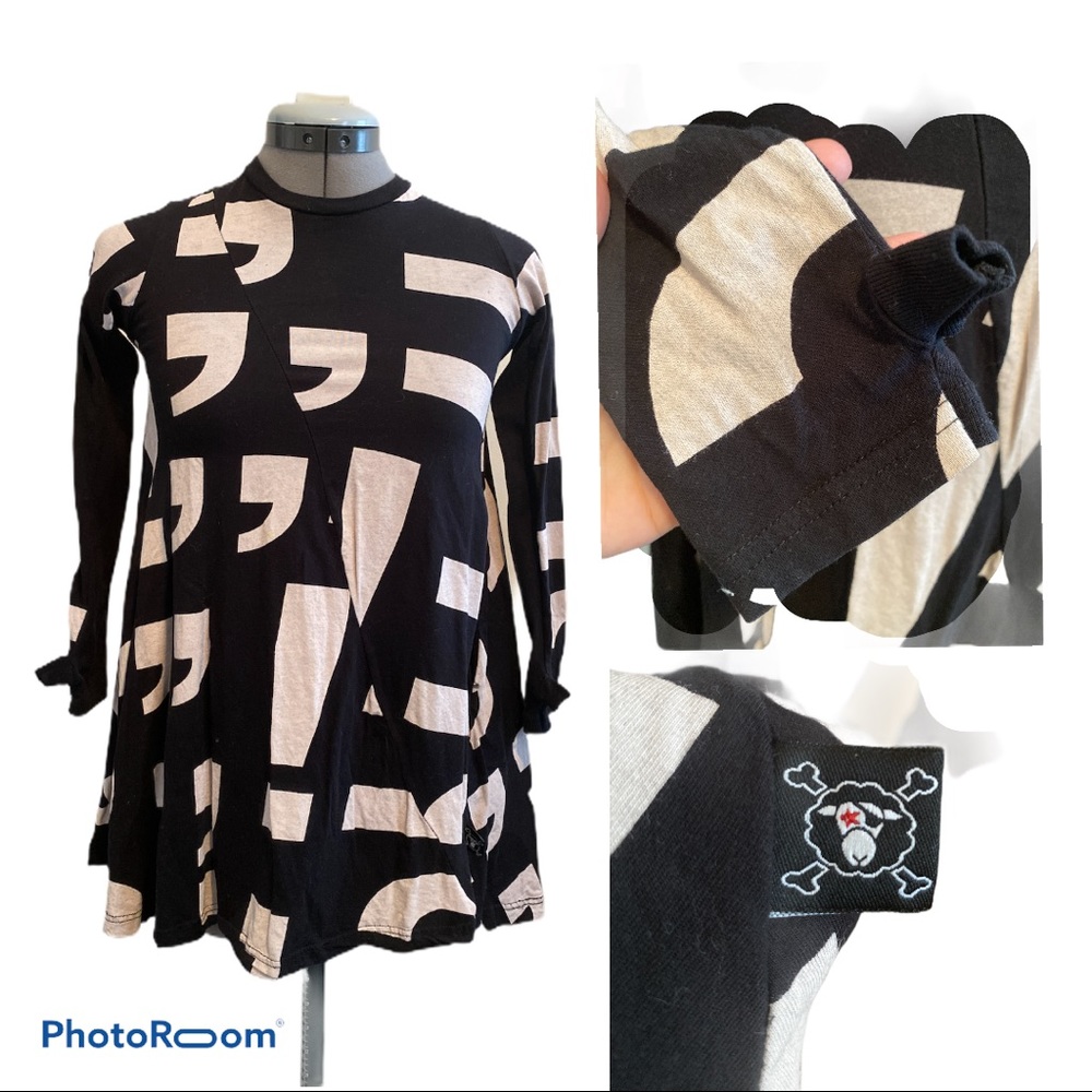Punctuation Print Girls Dress